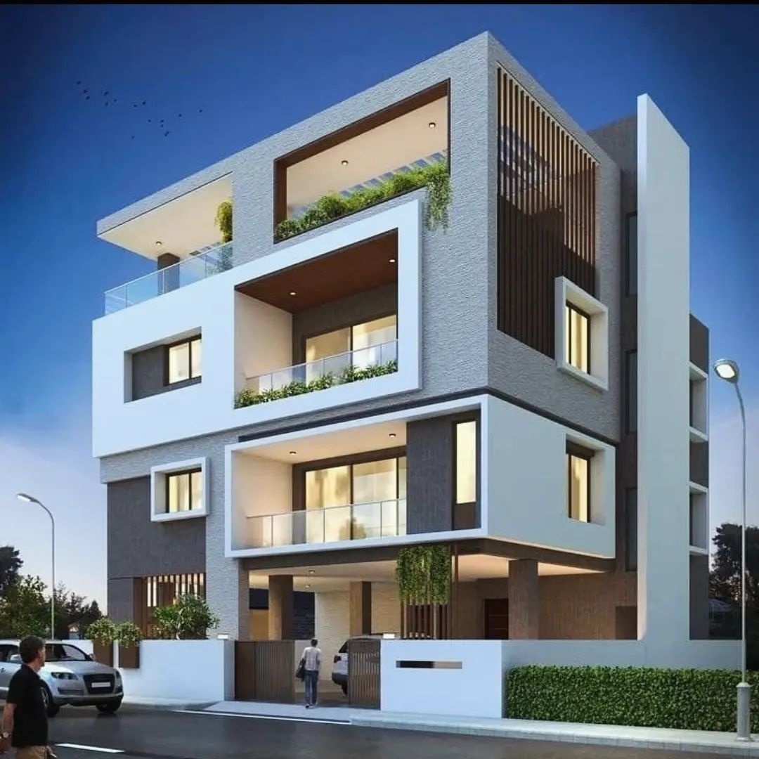 3D elevation and exterior architecture design in Bhopal – elevation concept